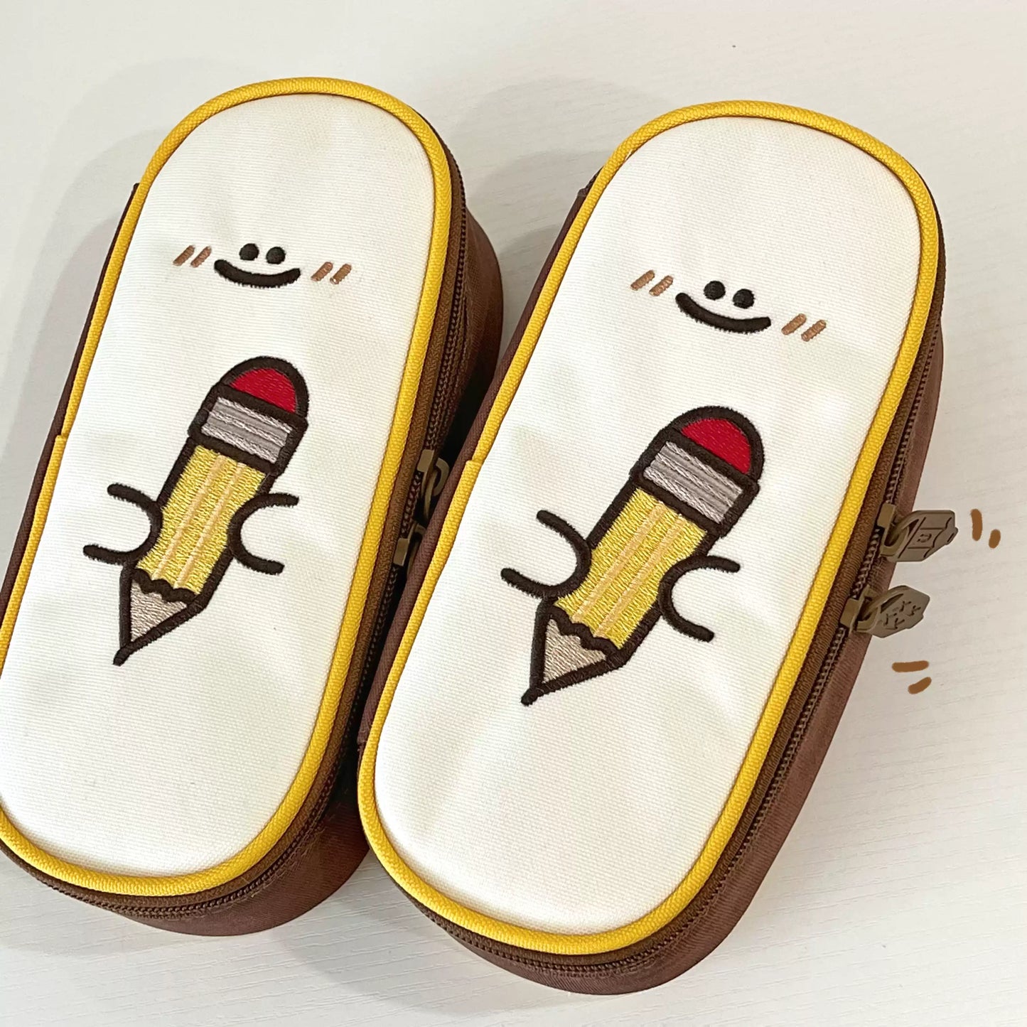 Original Pencil Head Cartoon Pencil Pouch - SOLD OUT