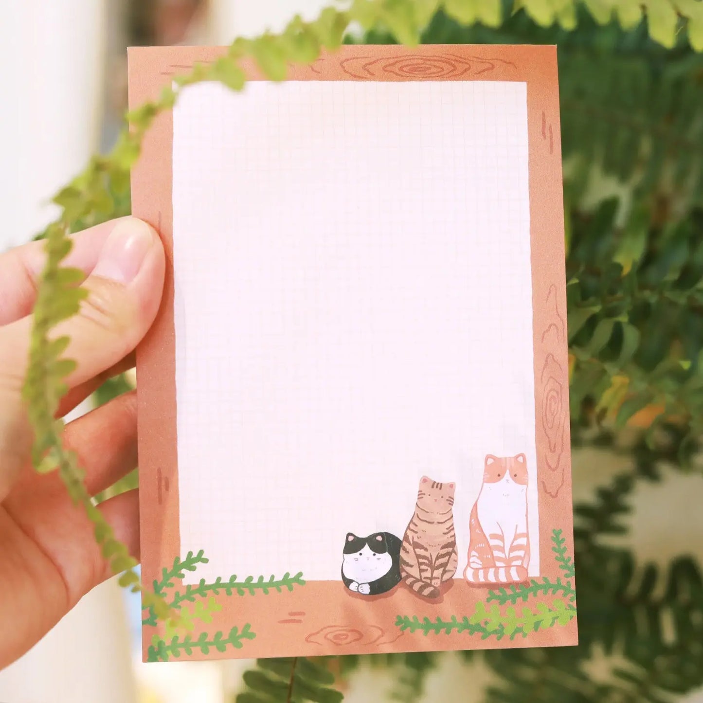 Pastoral Cats A6 Notepad, 100p ChicChoi