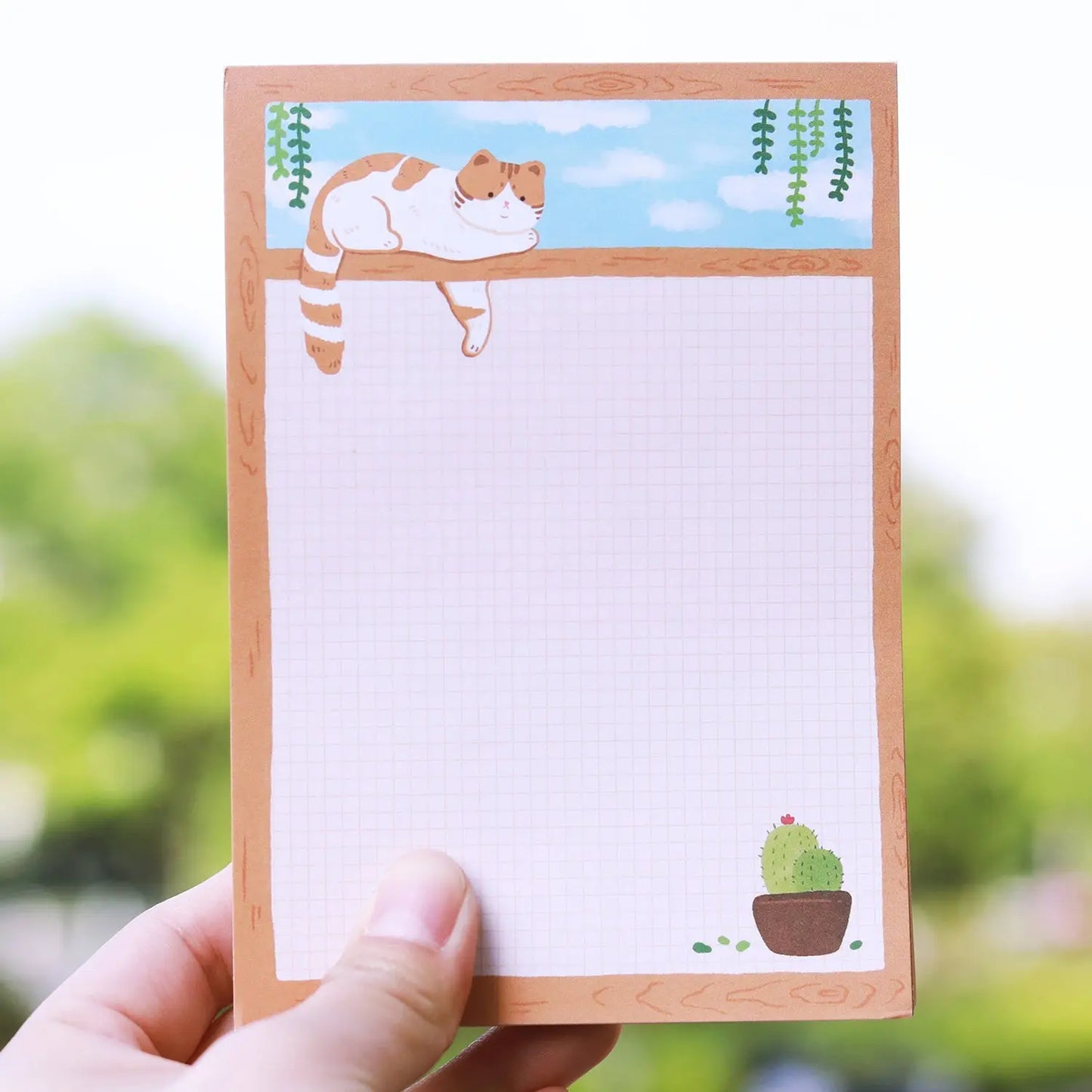 Pastoral Cats A6 Notepad, 100p ChicChoi