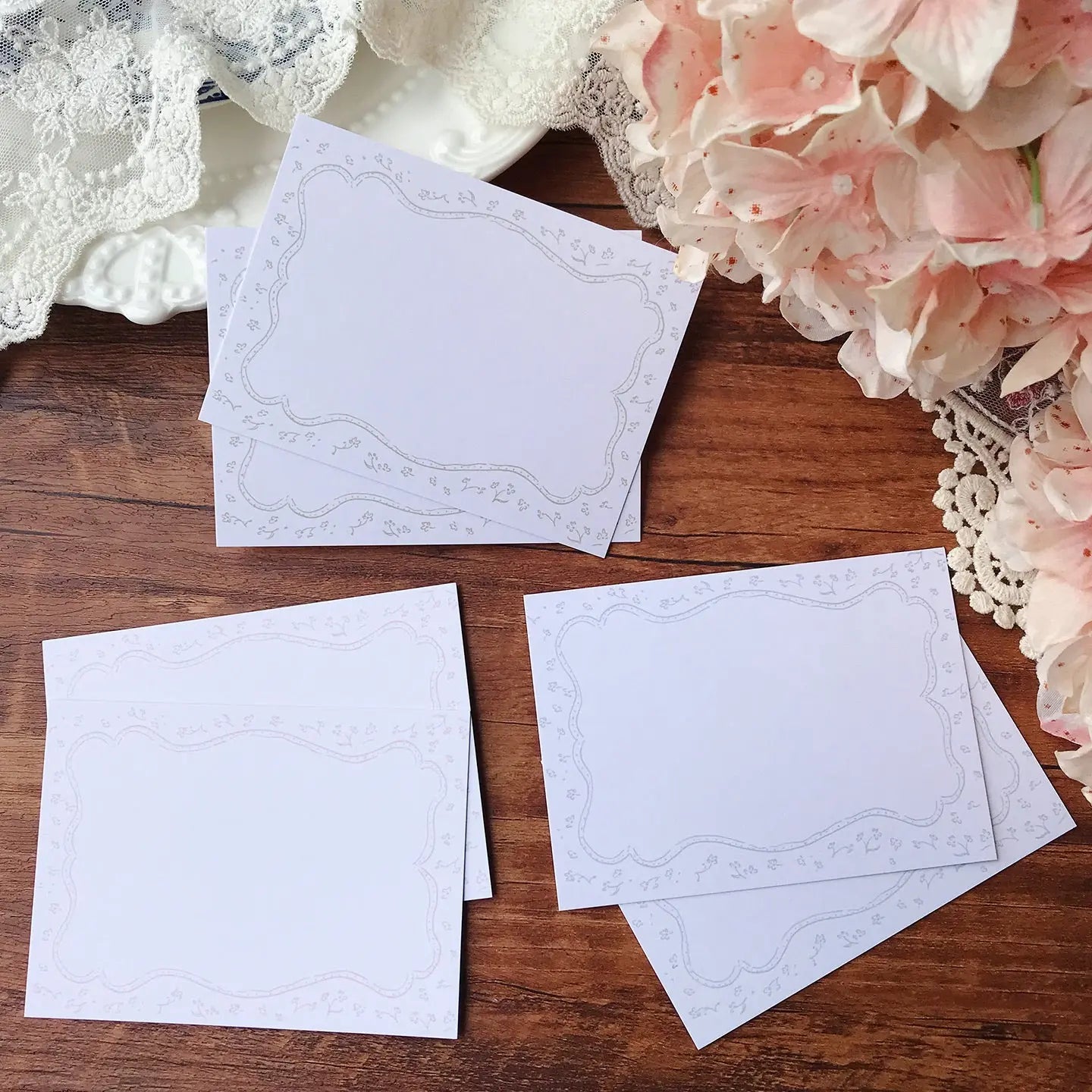 Whispering Frames Thank you Birthday Card Set ChicChoi
