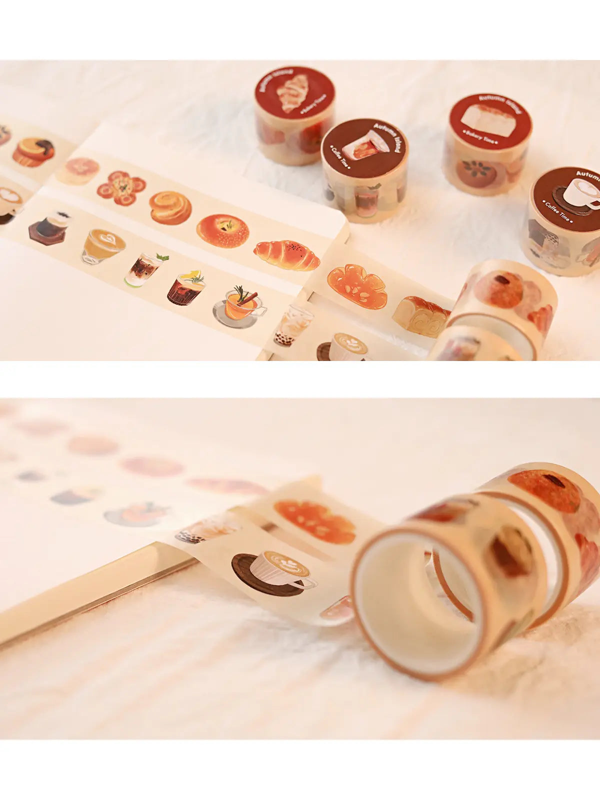 Coffee & Backery Time Original Illustration Washi Tape ChicChoi