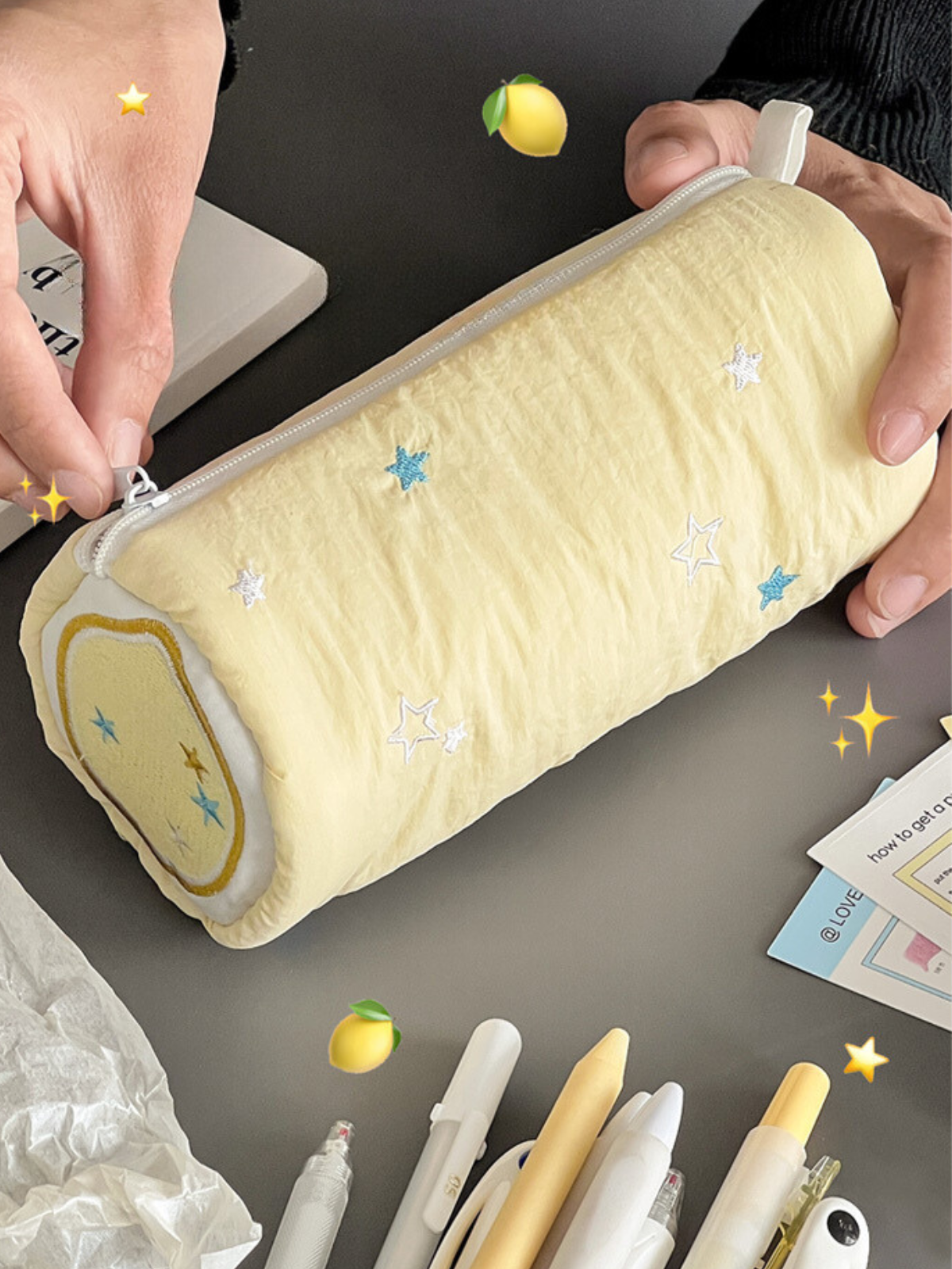 Original Design Lemon Cake Pencil Pouch - SOLD OUT