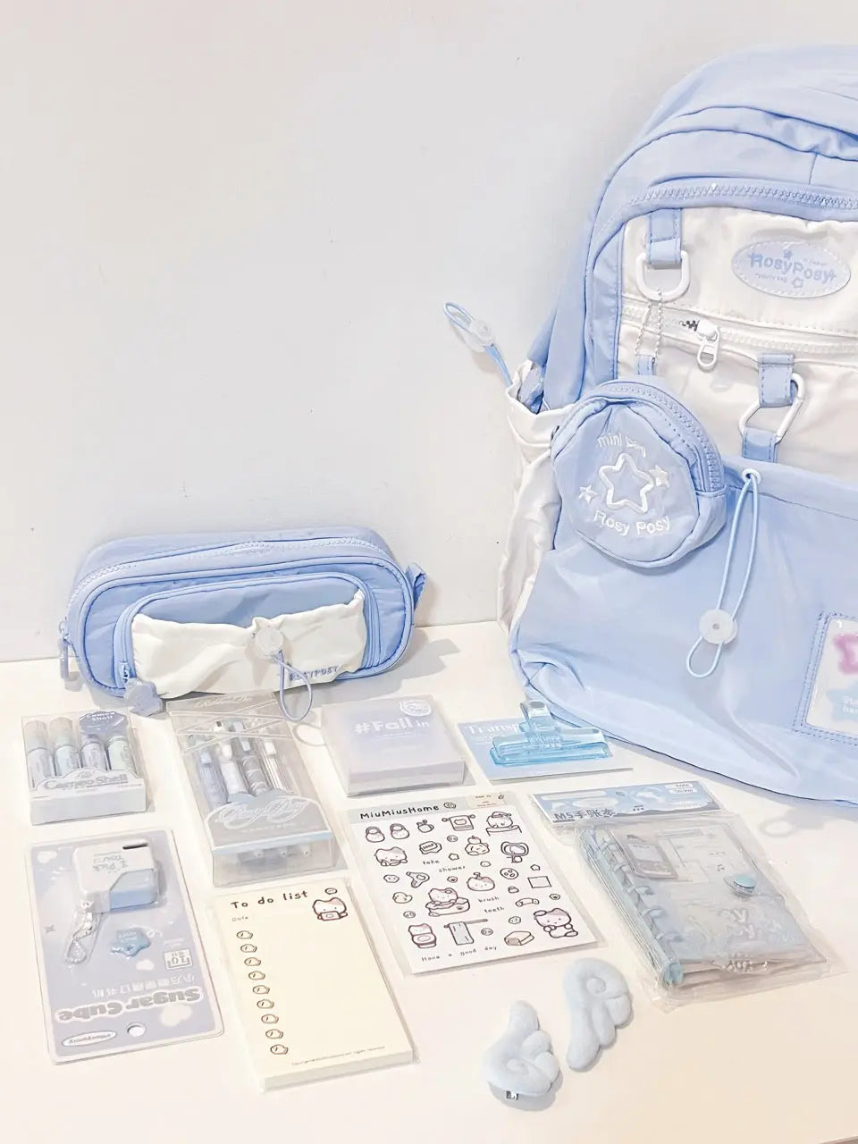 Blue Study Motivation Stationery Gift Set ChicChoi