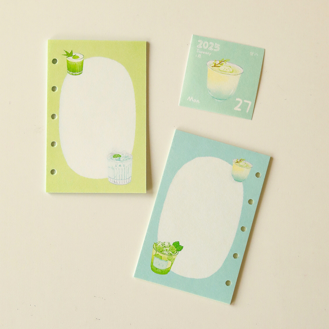 Cat Café M5/A7/A6 Notebook Refill Pages