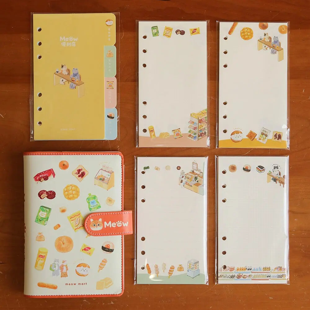 A6 Planner Binders, Leather Notebook Cover | Convenience Store Collection ChicChoi