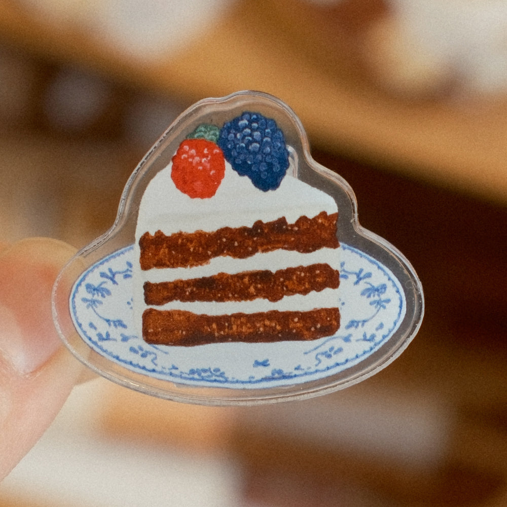 A Cabinet of Desserts Cute Acrylic Message Clip