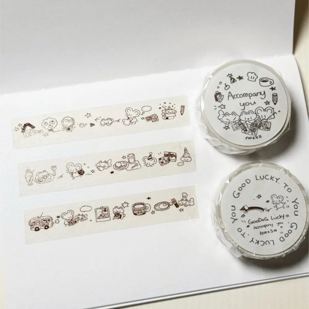 Accompany You Nozzz Mouse Washi Tape ChicChoi