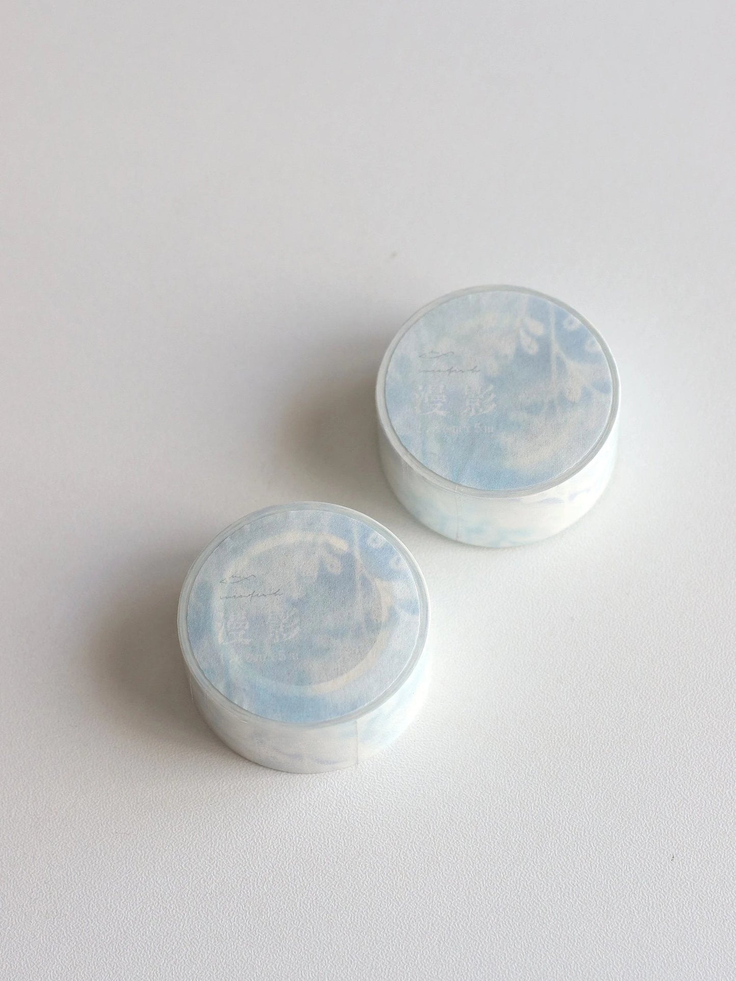 Blue Mist Aesthetic Taiwanese Washi Tape with Release Paper