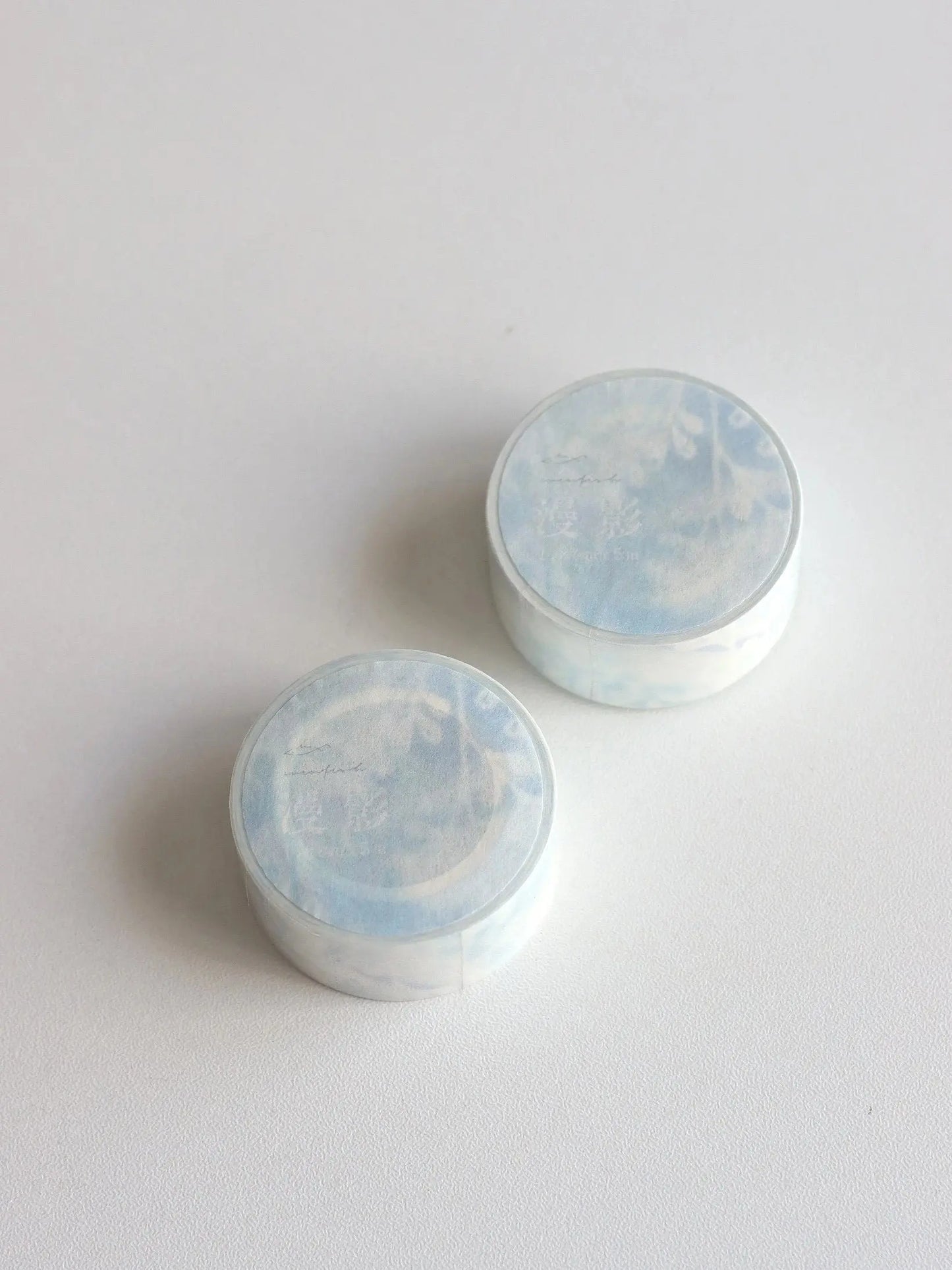 Blue Mist Aesthetic Taiwanese Washi Tape with Release Paper ChicChoi