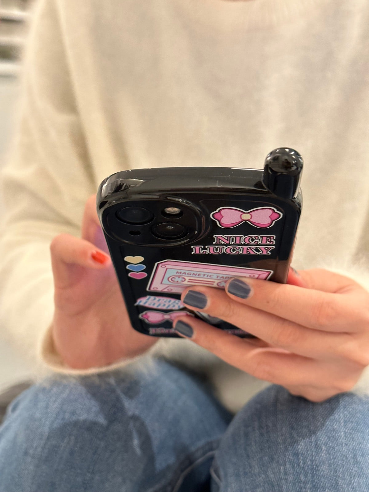 Retro Charm TPU Phone Case – Full Lens Protection with Vintage Flair