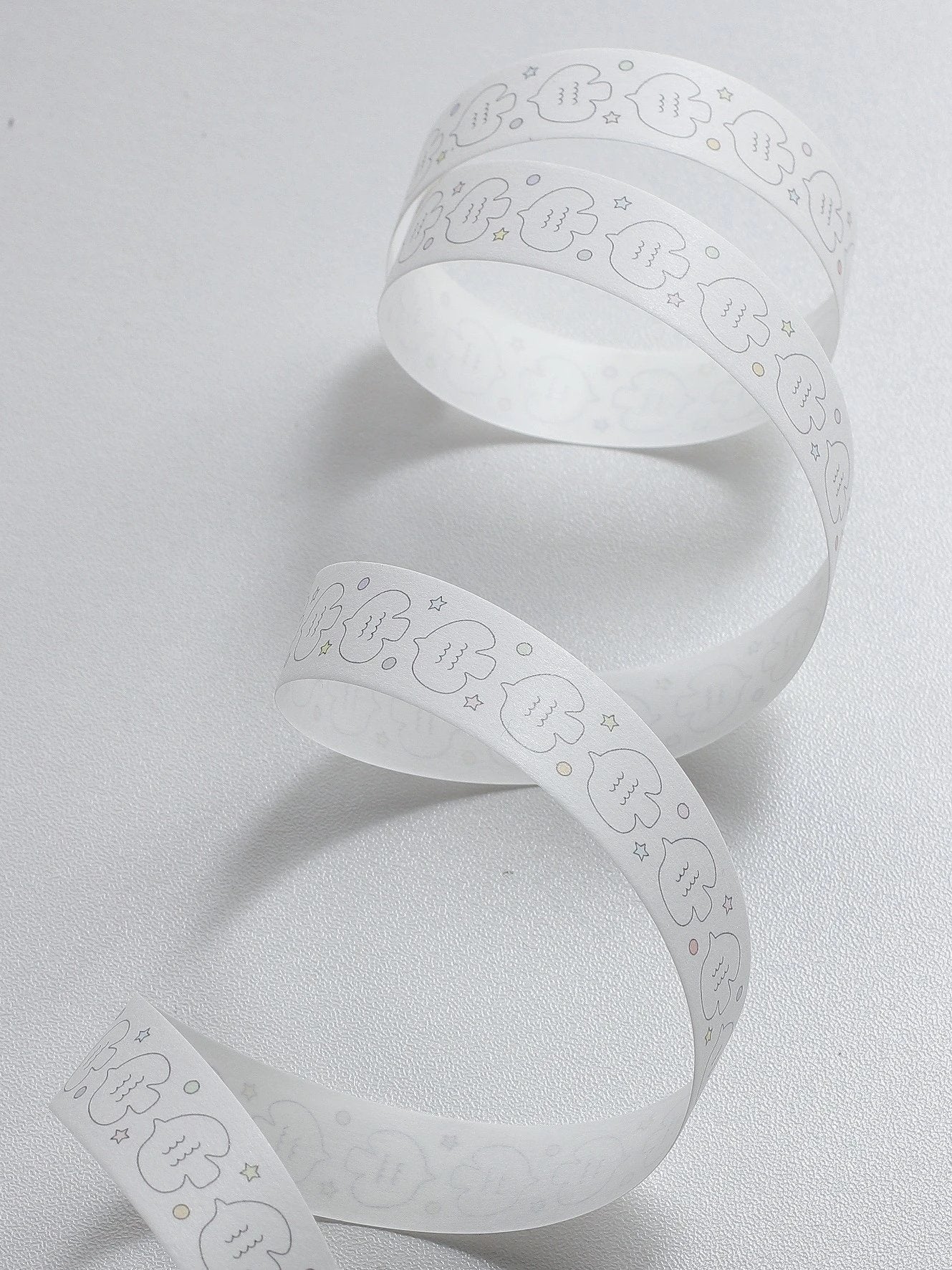 Flying Bird Line Art Washi Tape