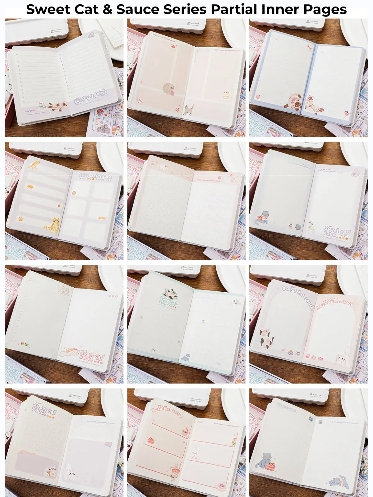 Jam Party Lockable Private Journal – Full-Color Illustrated Notebook ChicChoi