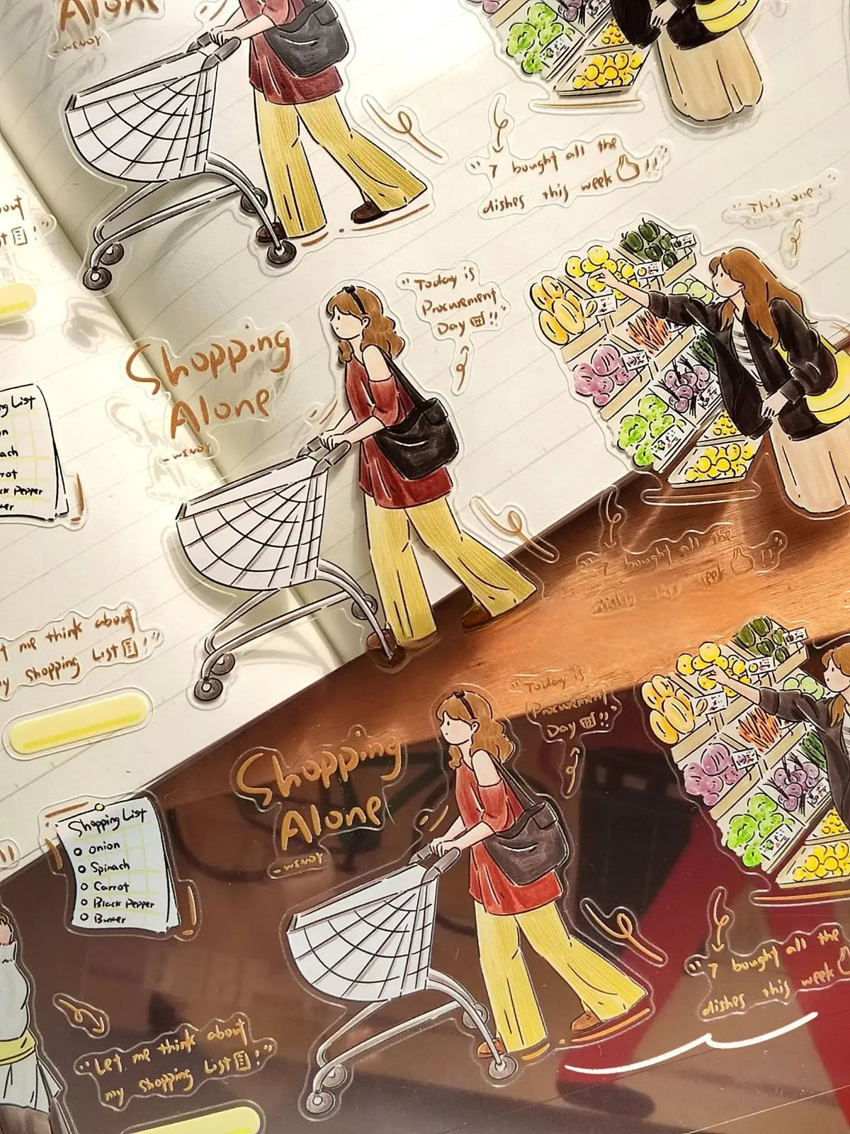 Little Solitude Moments Washi Tapes - Original PET & Washi Designs ChicChoi