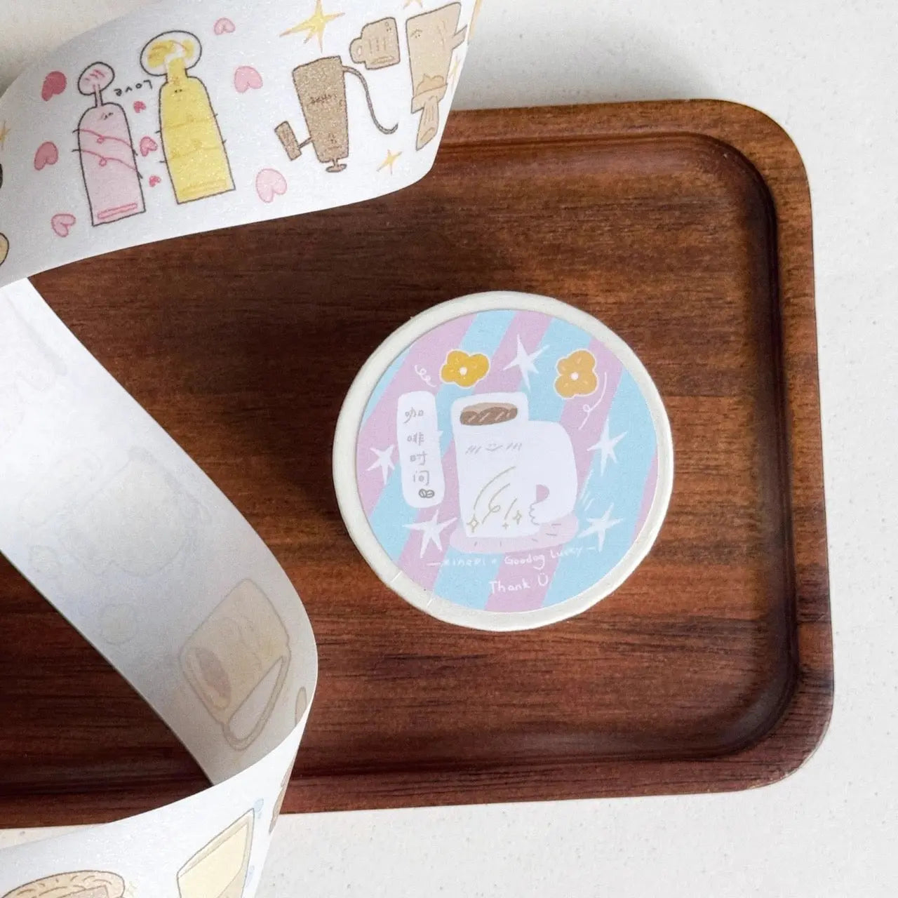 Lucky Dog & Lucky Cup Washi Tape ChicChoi