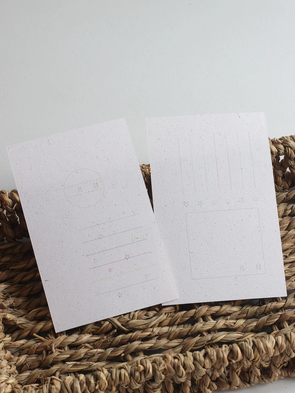 Minimalist Star M5 Notepaper/M5 Refill Pages โ 8 Sheets