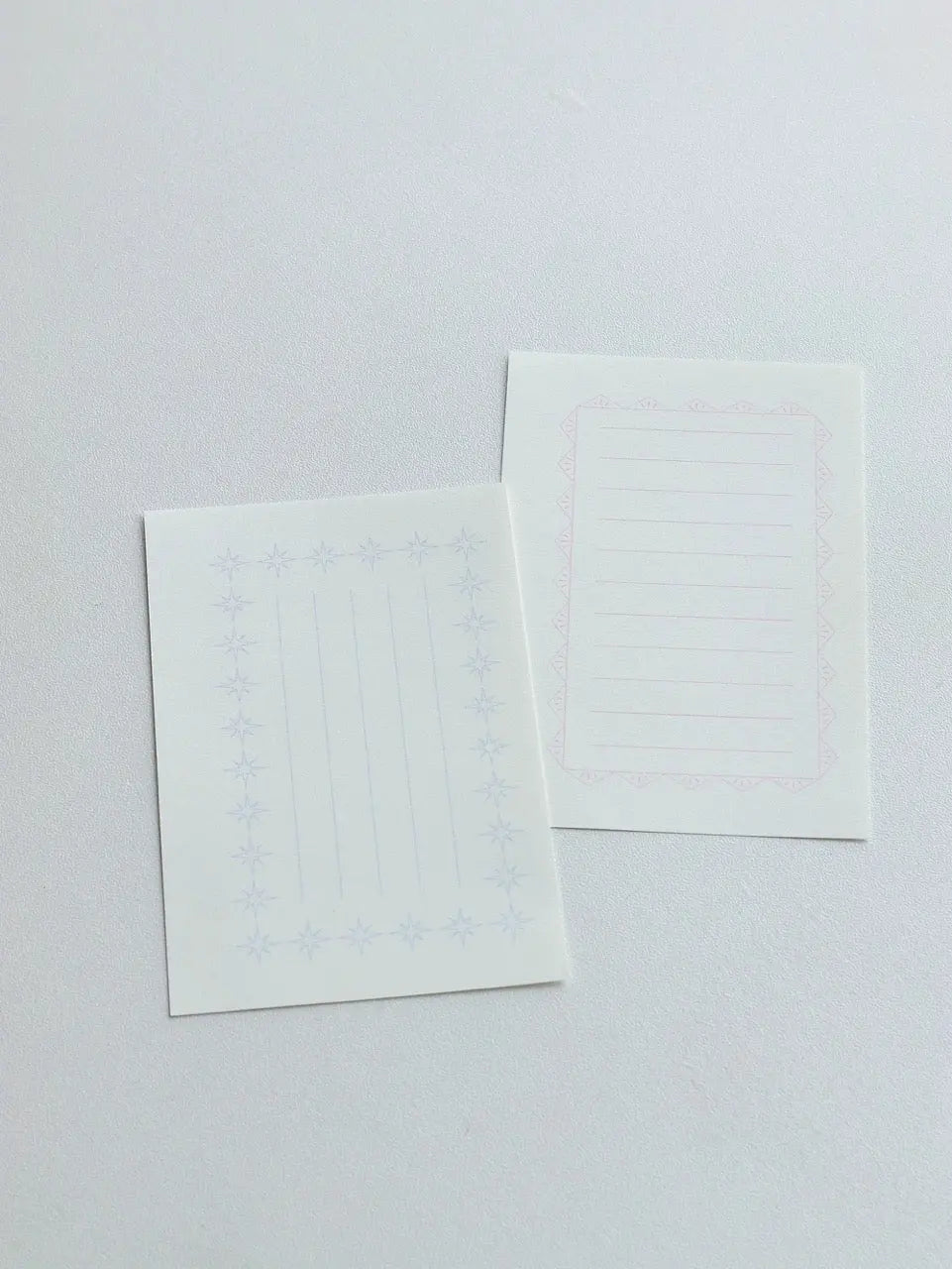 Star & Snowflake M5/A7 Notepaper/Refill Pages – 8 Sheets ChicChoi