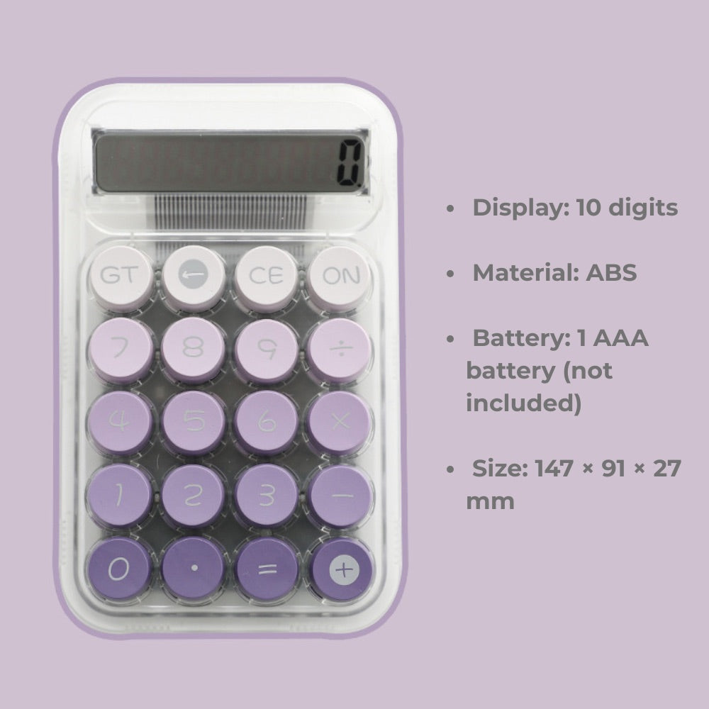 Gradient 10-Digit Widescreen Scientific Calculator