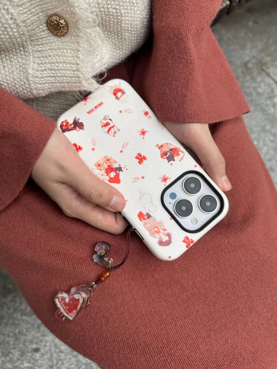 Smiling Companion Double Layer Film Shell Phone Case ChicChoi