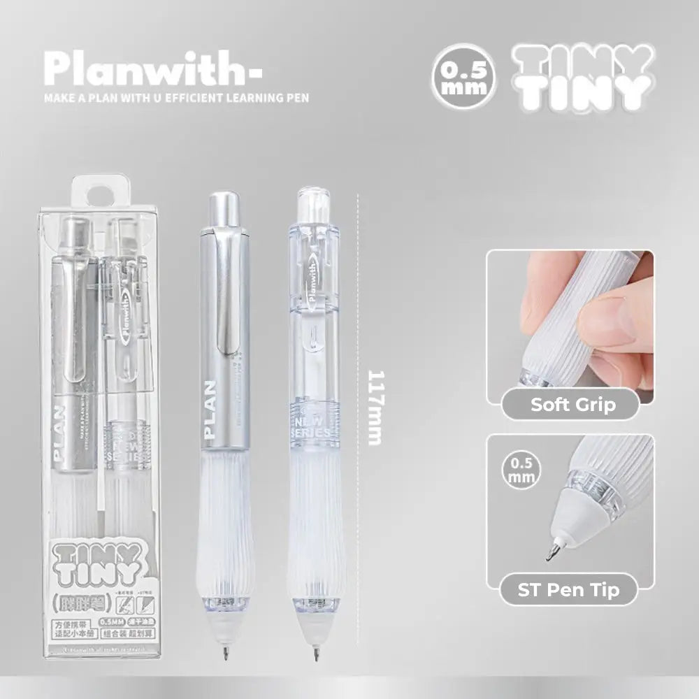 Tiny Series Pen Set – 0.5mm Black Ink Gel Pens ChicChoi