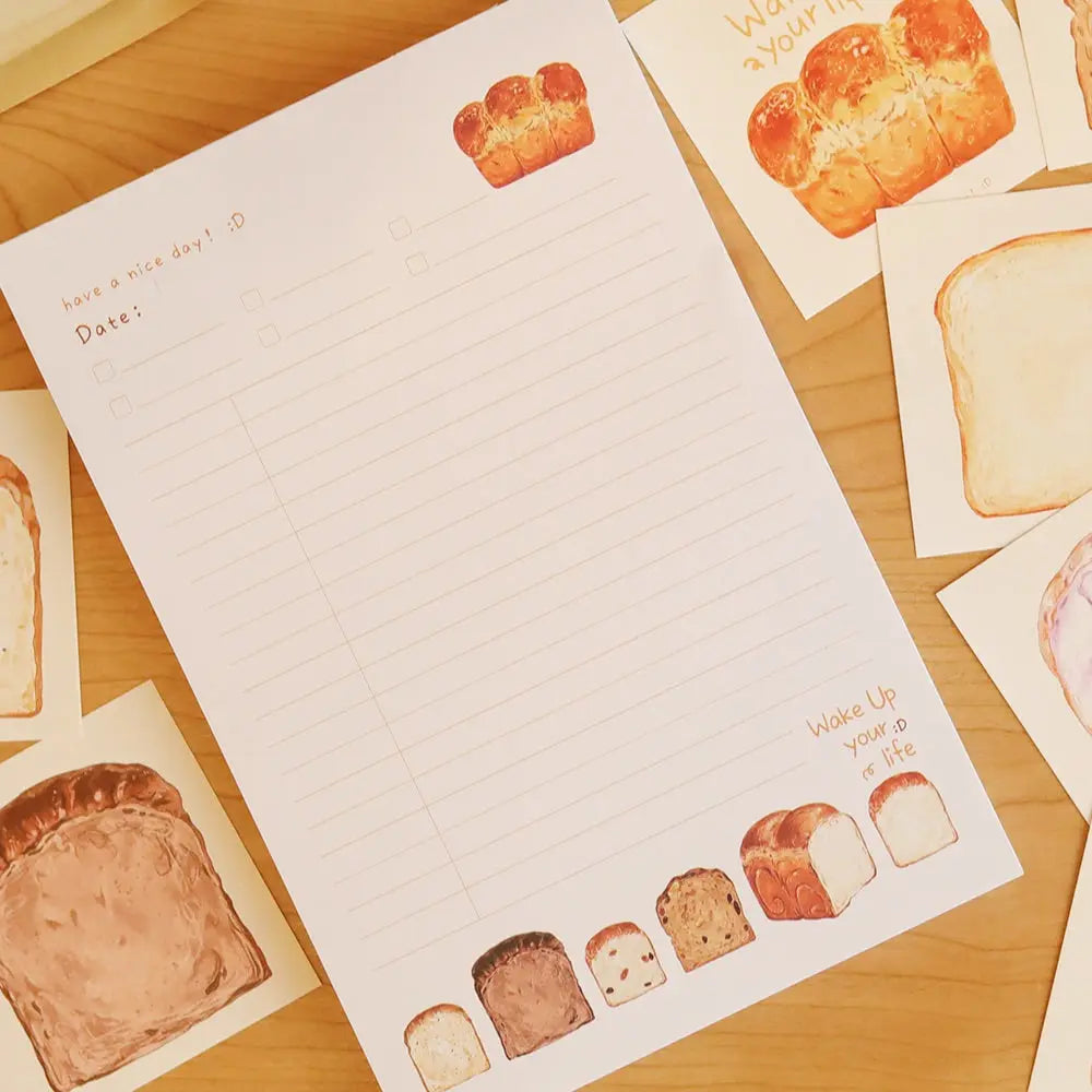 Toast A5 Notepad, Non-sticky Memo Pads ChicChoi