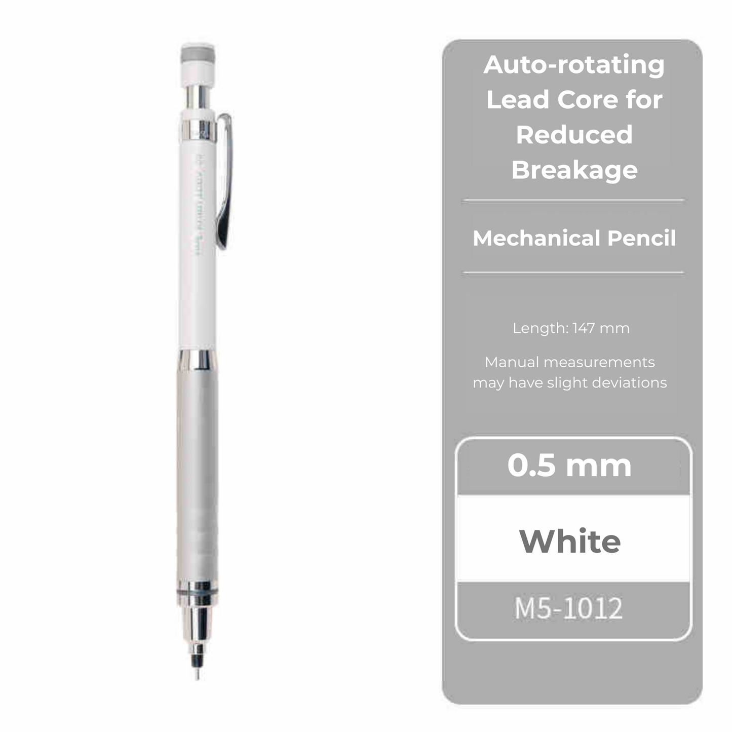 Uni Kuru Toga Mechanical Pencil M5-101, 0.3 mm - 0.9 mm