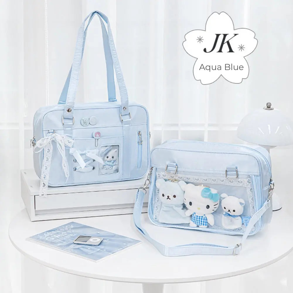 Balletcore Japanese Style Crossbody Shoulder JK Ita Bag - ChicChoi