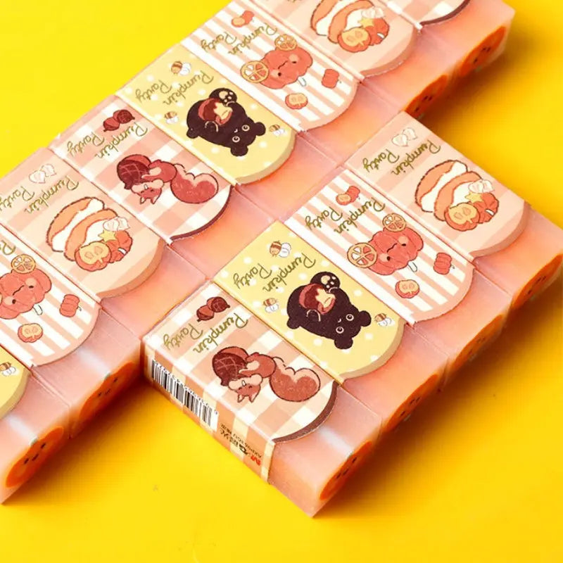 Halloween Autumn Pumpkin Erasers - OUT OF STOCK ChicChoi