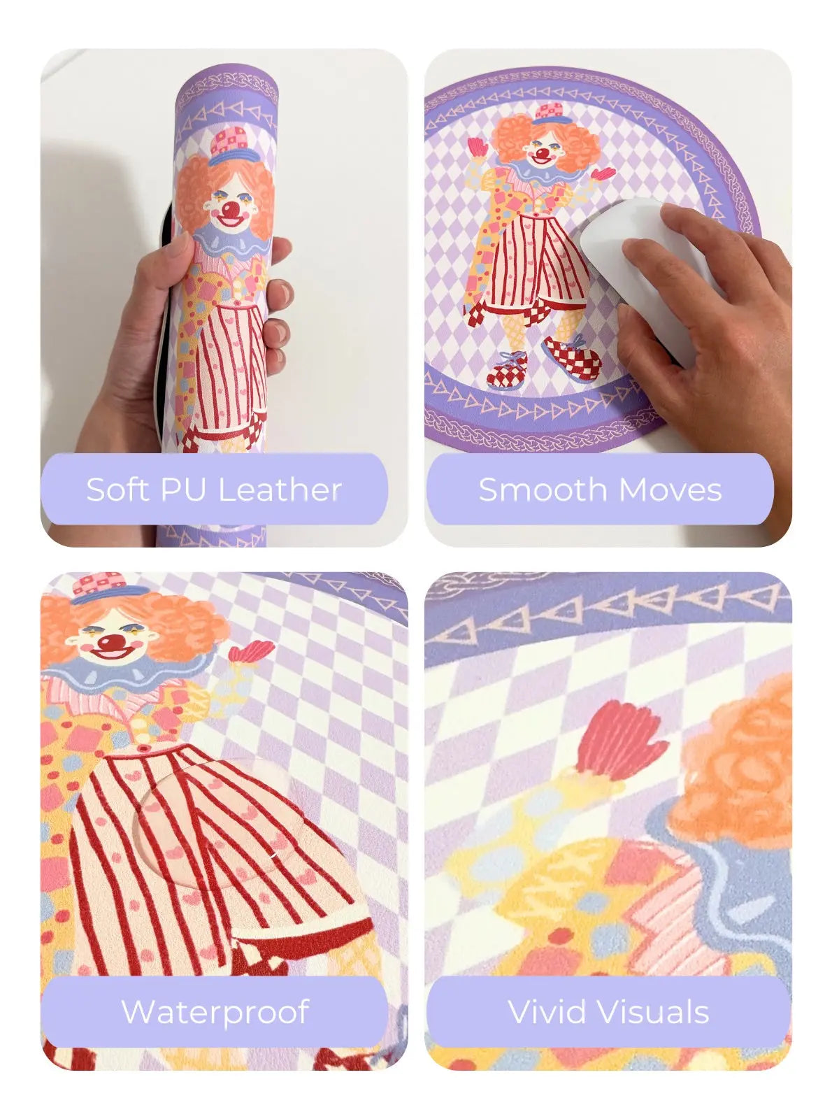 Happy Clown Mouse Pad ChicChoi