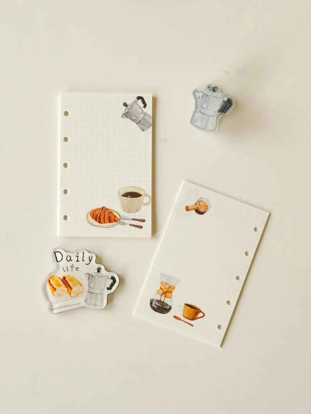 Coffee Bread M5/A7/A6 Notebook Refill Pages ChicChoi