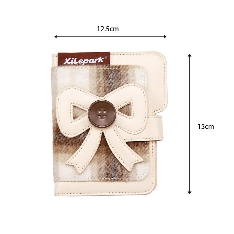 Cute Bow Magnetic Travel Passport Holder ChicChoi