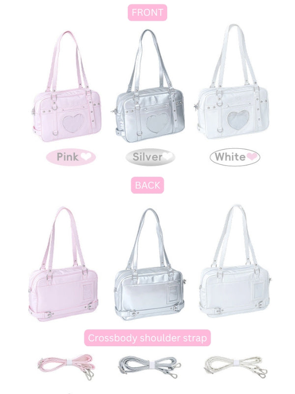 Cyber-Chic Crossbody Shoulder Ita Bag