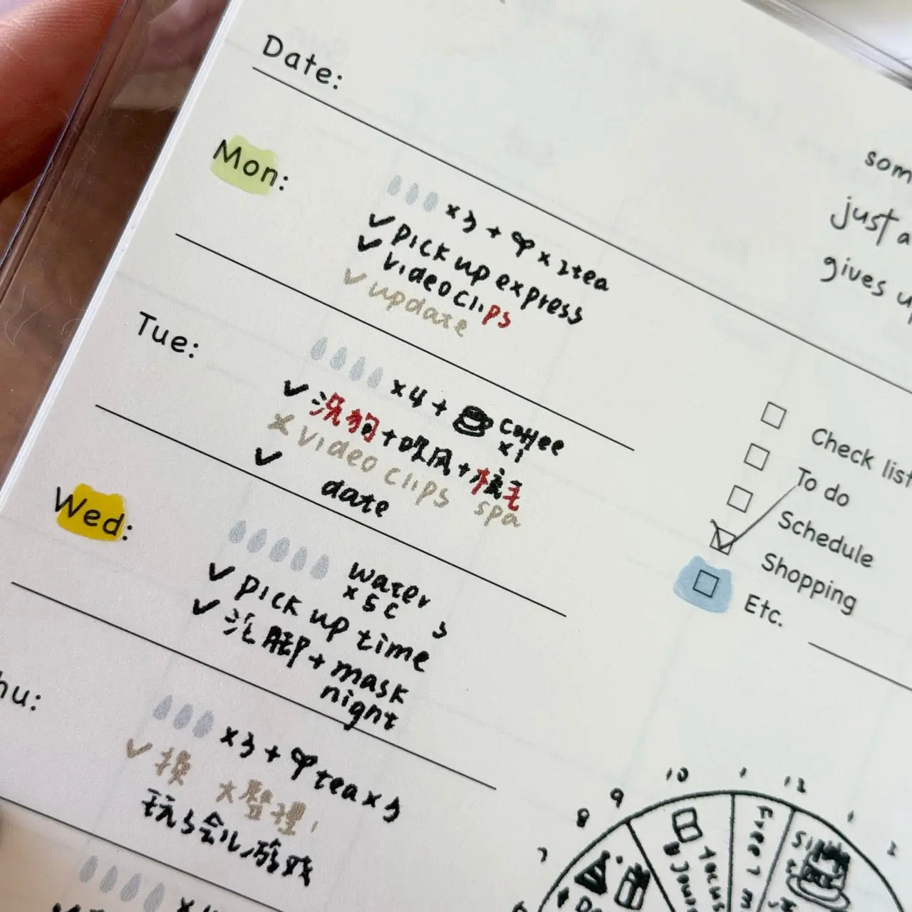 Original Cat Head Highlight Stickers ChicChoi