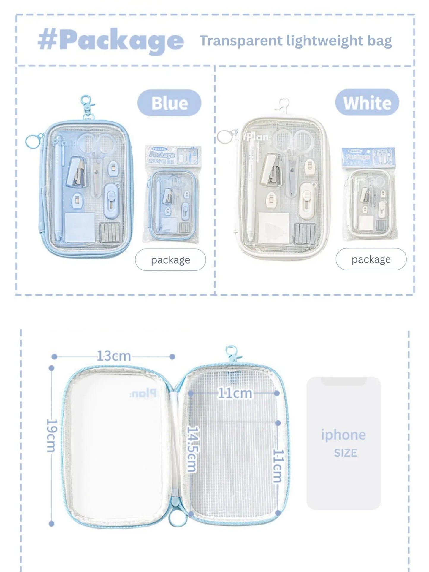 Everyday Efficiency Pouch – 10-in-1 Portable Stationery Kit ChicChoi