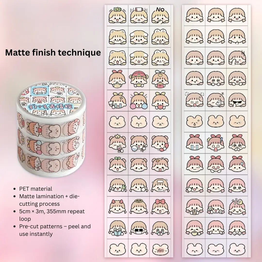 Fun Expressions Die-Cut Sticker Roll - OUT OF STOCK ChicChoi