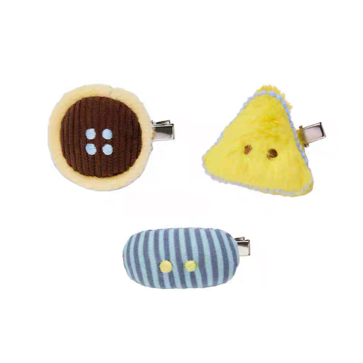 Cute Fashionable Plush Hair Pins, Original Design, 3PCS