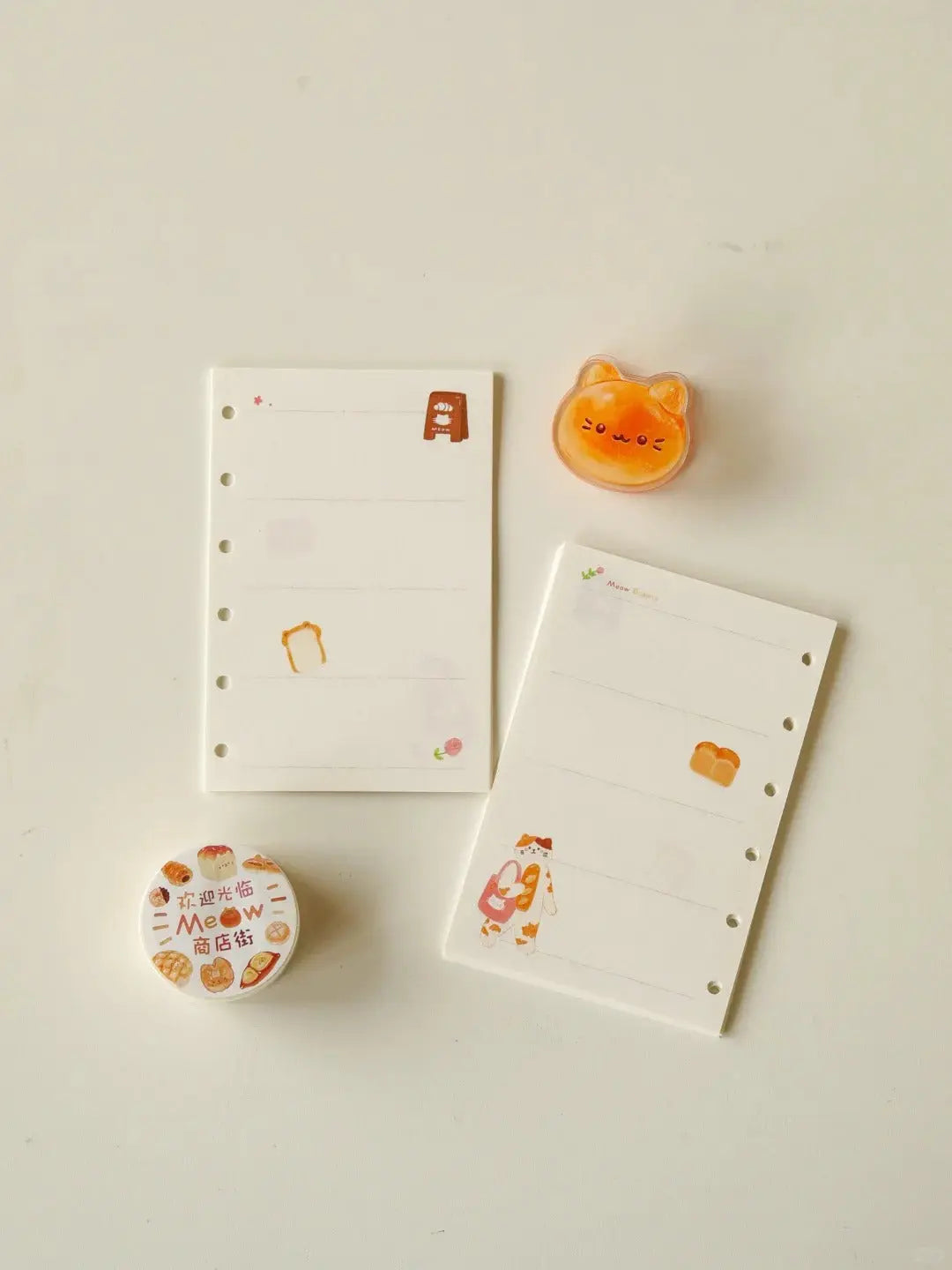 Cat Bread M5/A7/A6 Notebook Refill Pages ChicChoi