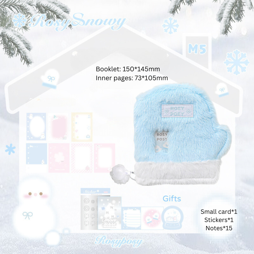 M5 Plush Notebook with Color Inner Pages ChicChoi
