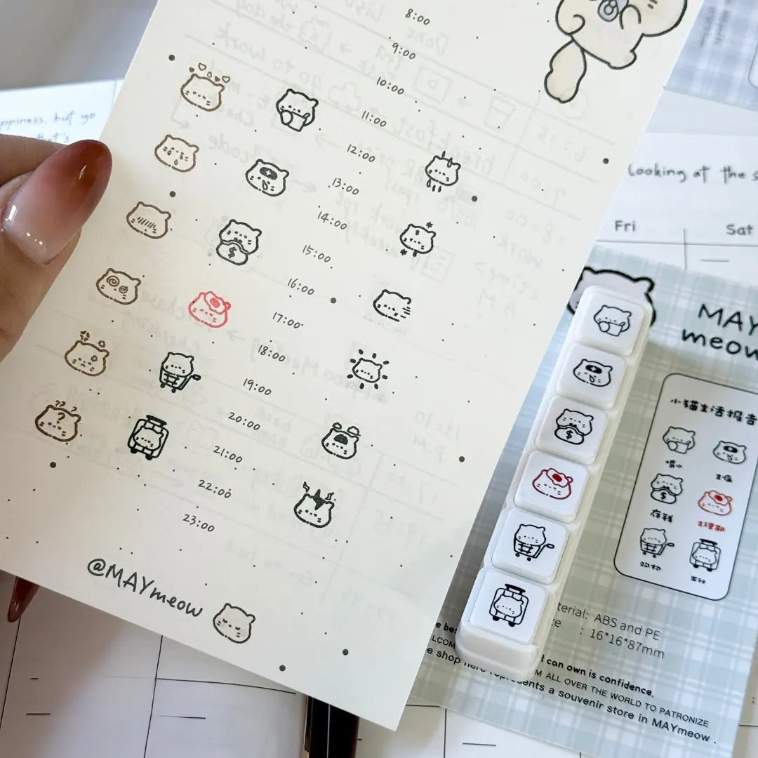 Original Cat Head 6-in-1 Stamps ChicChoi