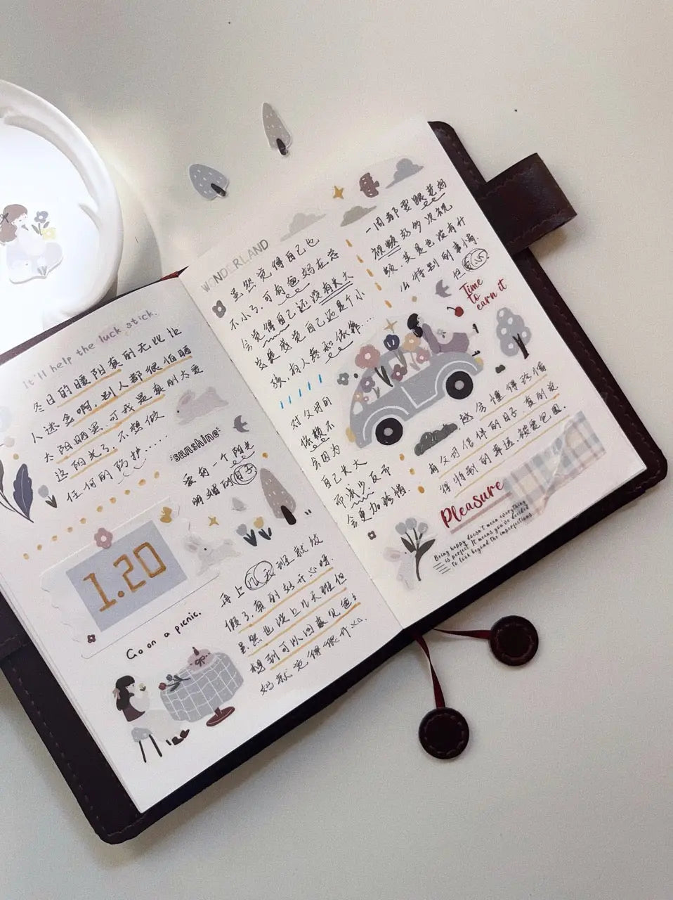 Original Forest Picnic Washi Tape ChicChoi