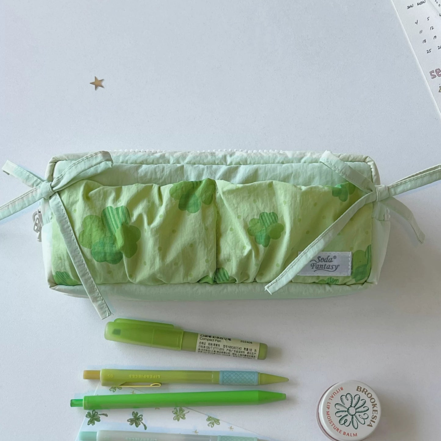 Original Lucky Clover Cloud Toast Pencil Pouch