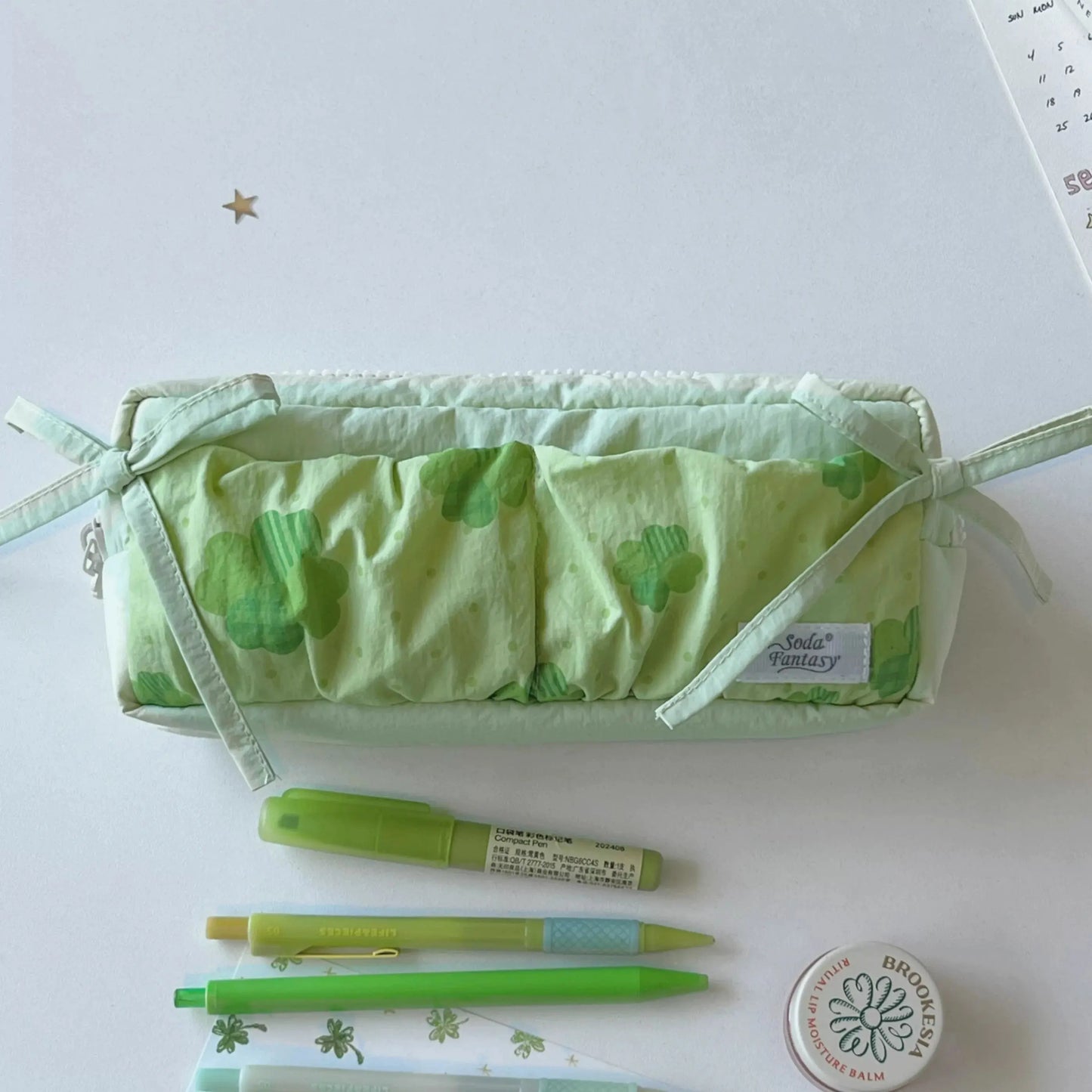 Original Lucky Clover Cloud Toast Pencil Pouch ChicChoi
