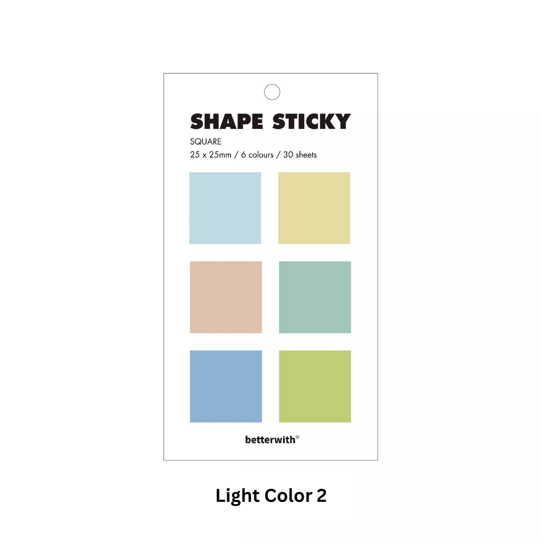 Original Retro Simple Colored Brick Sticky Notes