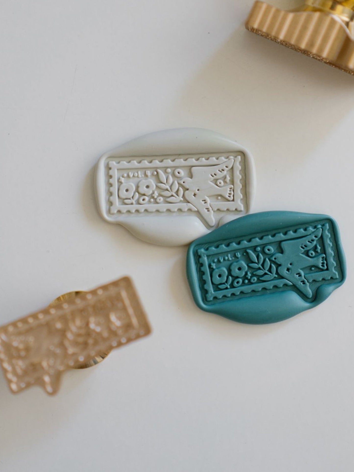 Original Stamp Bird Wax Sealing Stamps Head & Wooden Handle