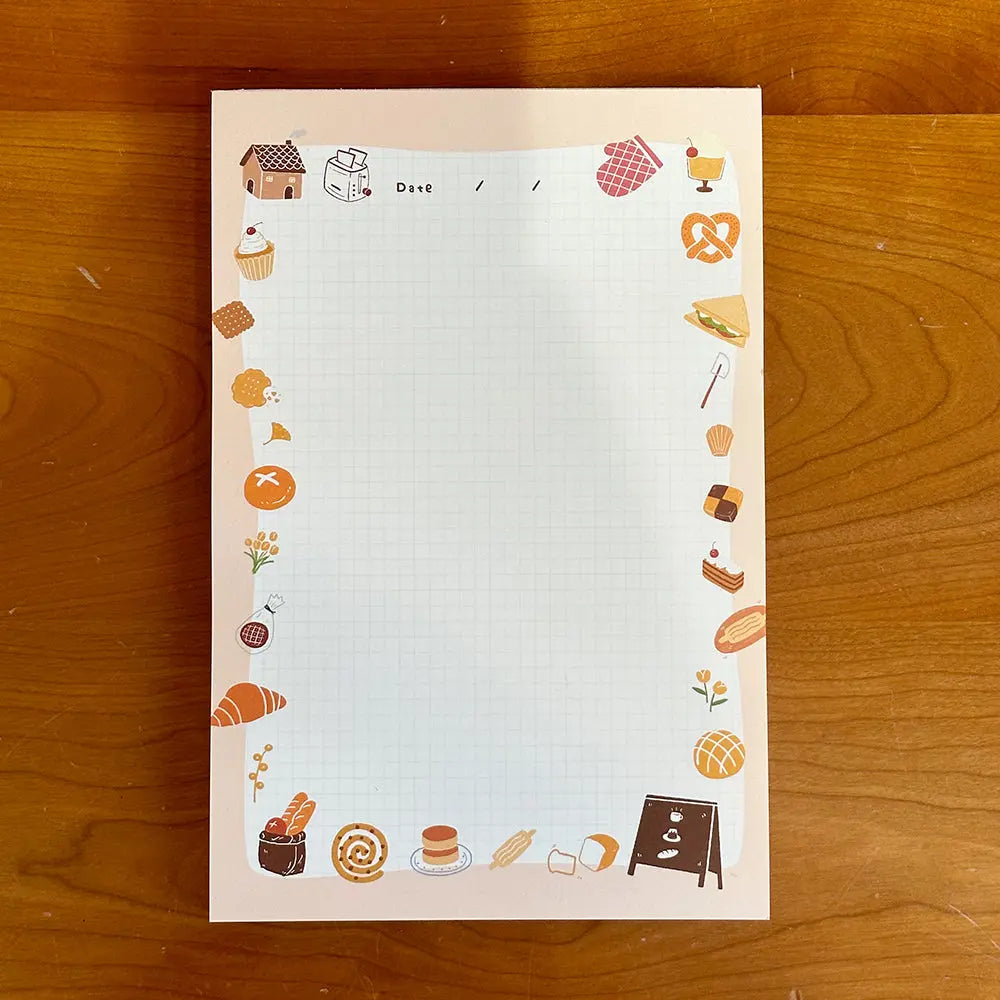 Original Summer Dessert Series Notepad (A5 Tear-off Pad, Non-Sticky) ChicChoi