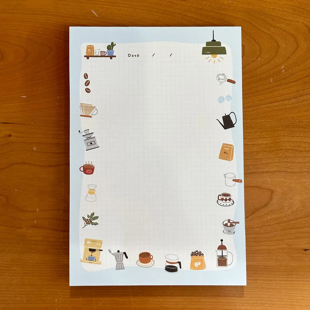 Original Summer Dessert Series Notepad (A5 Tear-off Pad, Non-Sticky) ChicChoi