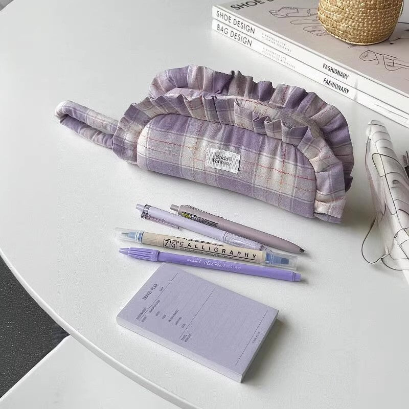 Ruffle Pillow Pencil Case