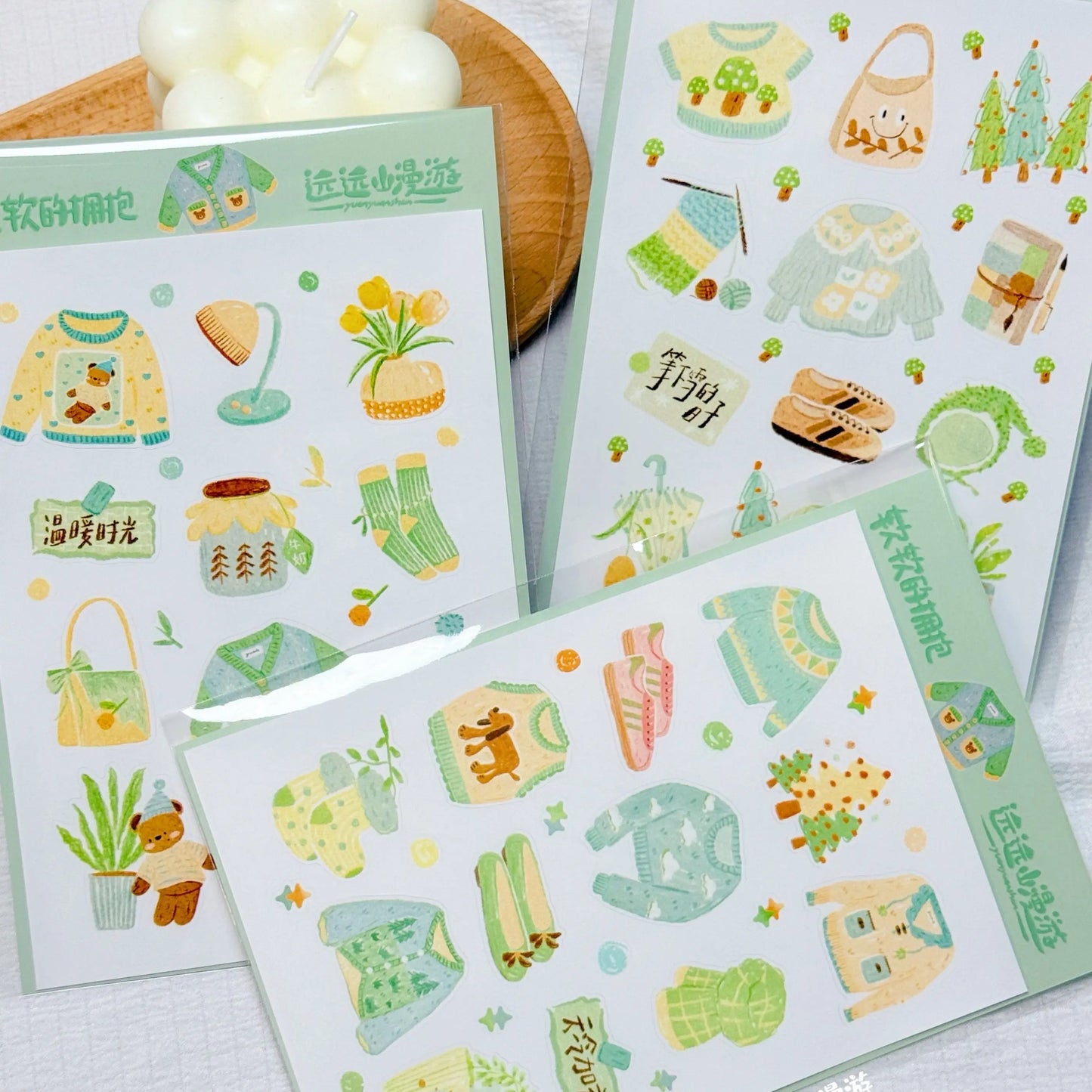 Slow-living A6 Die-cut Sticker Series ChicChoi