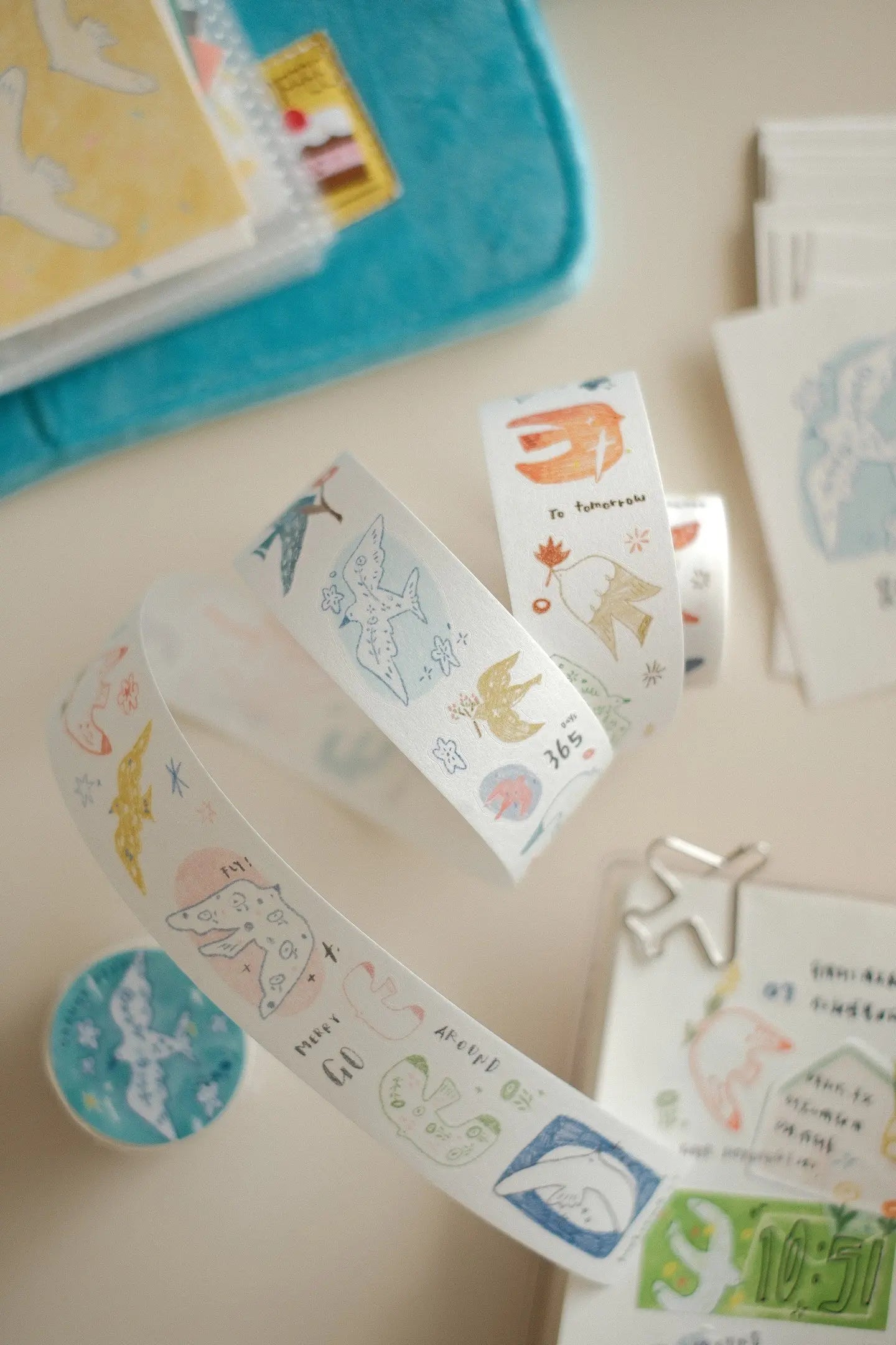 Soaring Birds Collection – Special Ink Die-Cut Washi Tape Set ChicChoi