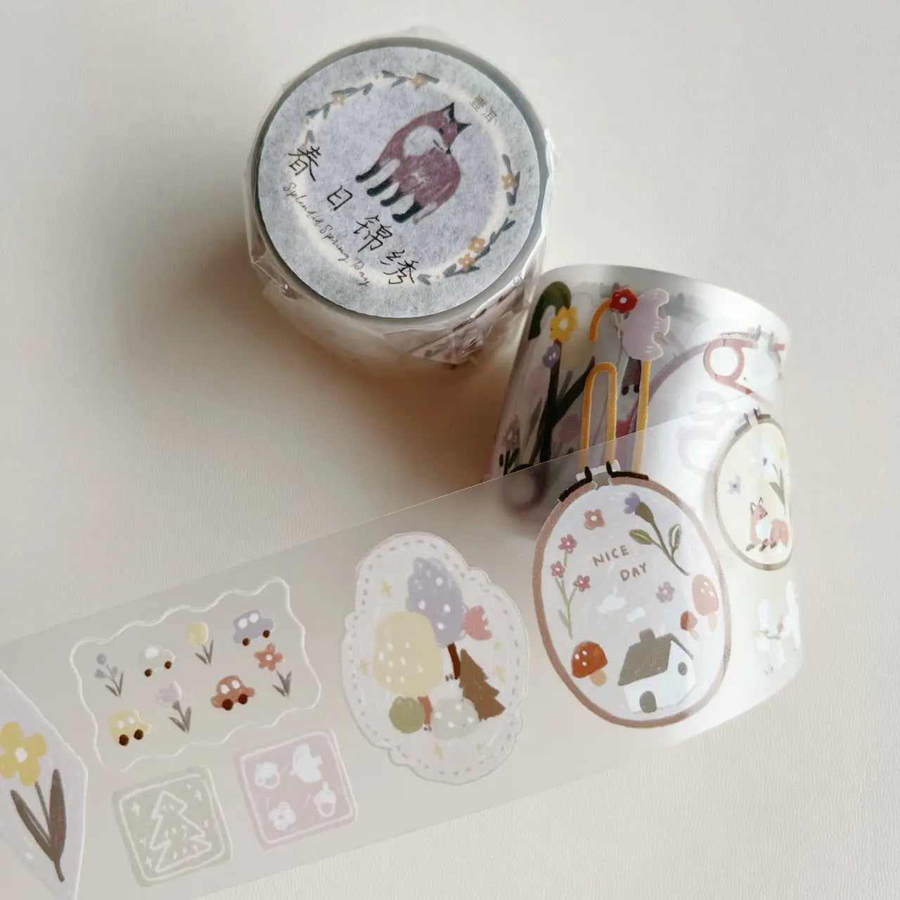 Spring Splendor Light Retro Washi & PET Tape ChicChoi