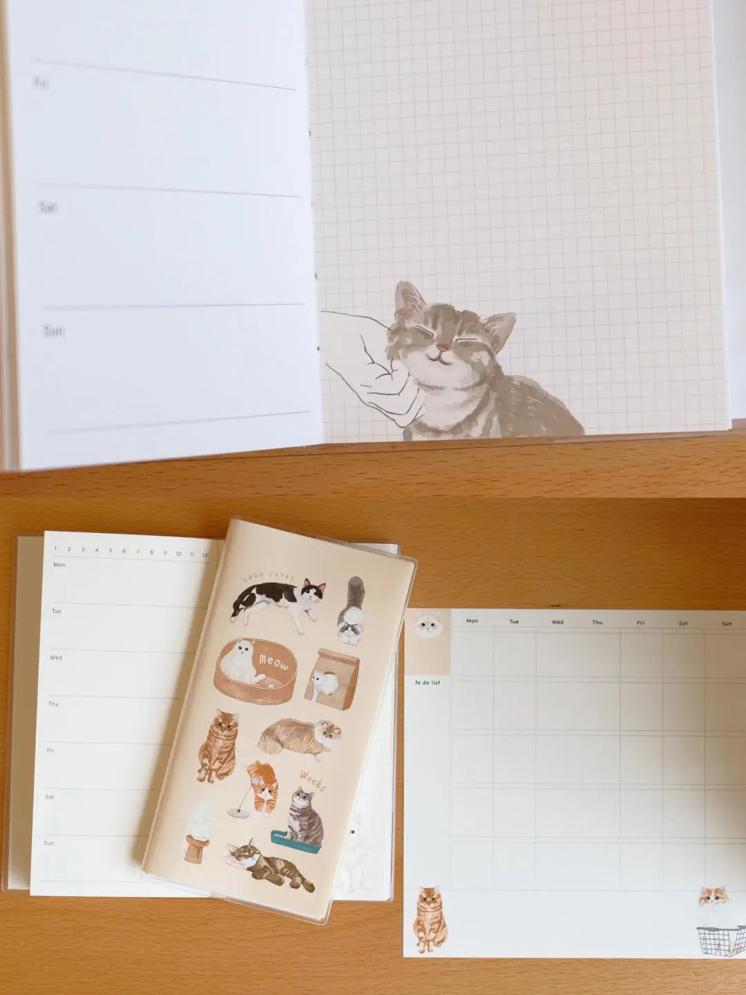The Original Meow Planners (Daily Planner & Weekly Planner) ChicChoi